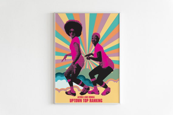 Althea and Donna, Reggae Graphic Poster Print. - Etsy