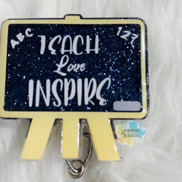 Chalkboard Badge Reel