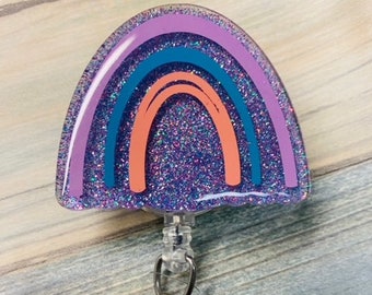 Boho Rainbow  Badge Reel