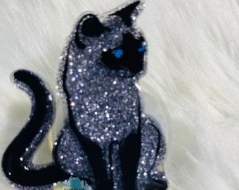 Siamese Cat Badge Reel