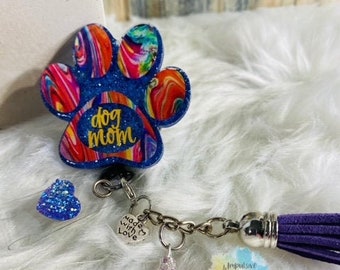 Dog Mom Badge Reel