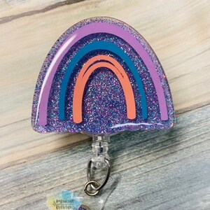 Boho Rainbow  Badge Reel