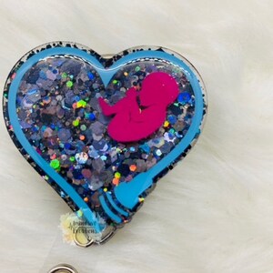 Sonogram Heart Badge Reel