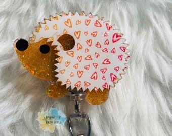 Hedge Hog Badge Reel