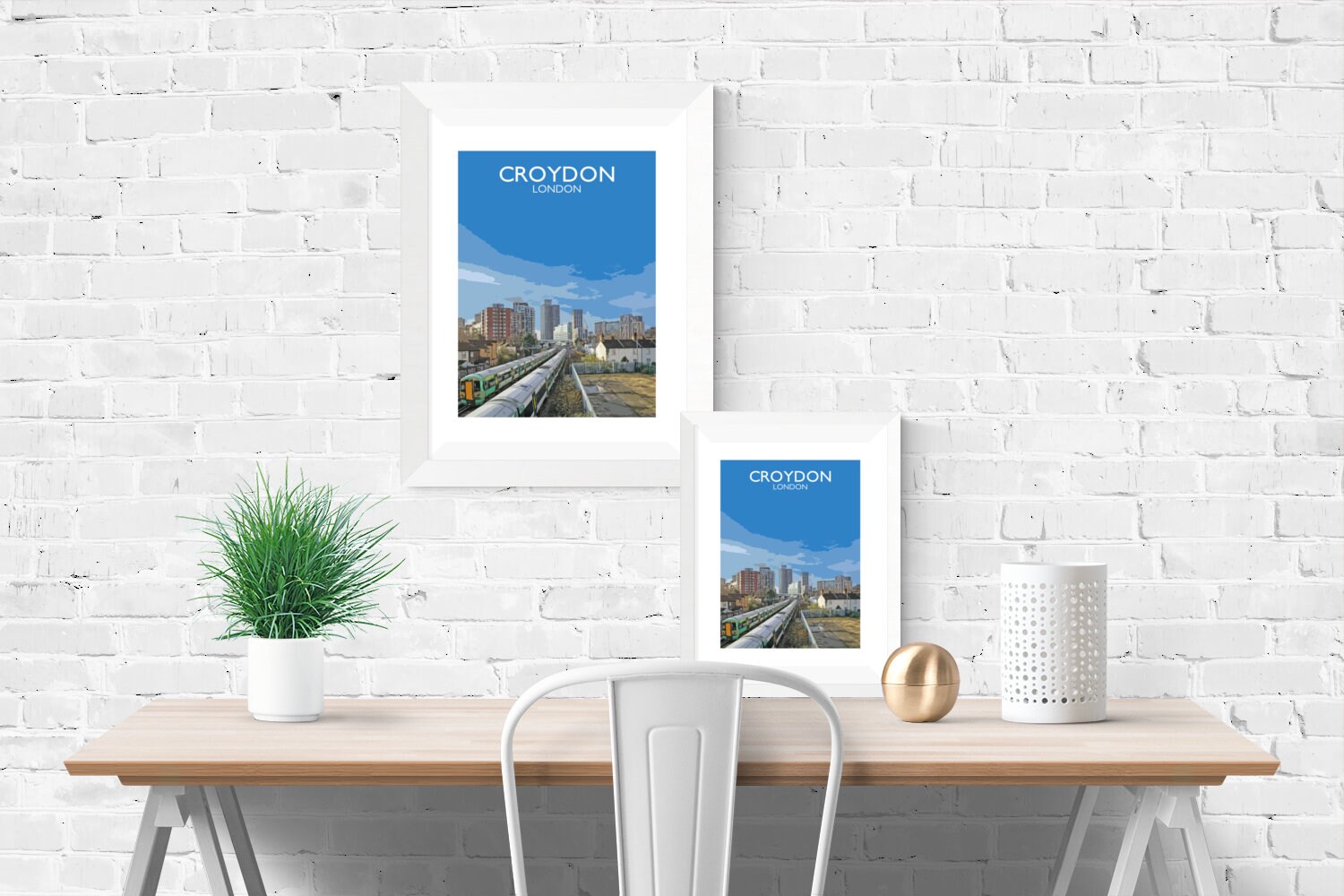 Croydon, London A4 and A3 Wall Art Prints Etsy UK
