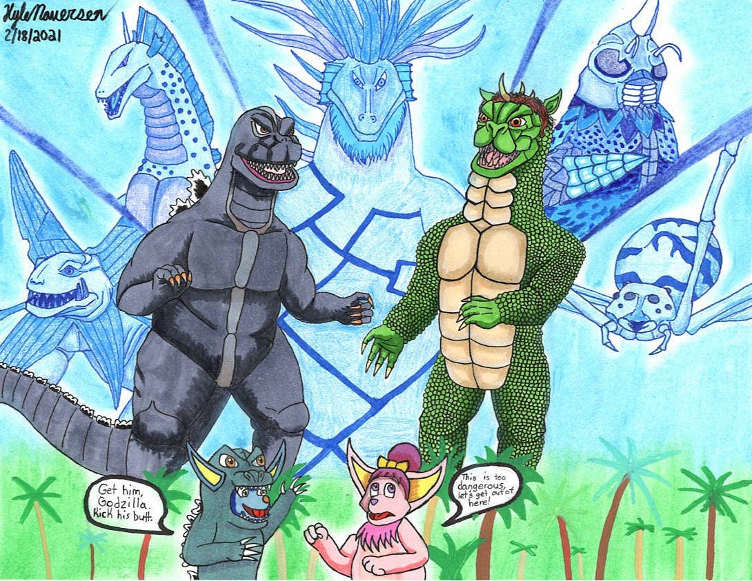 Godzilla And Kidsongs Crossover Aka Godzilla S Revenge 2 Etsy Canada