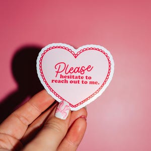 Sticker N'hésitez pas à me contacter, Mème drôle, Club anti-social, Santé mentale, Protégez votre énergie, Vibe Check, Humour entre un collègue