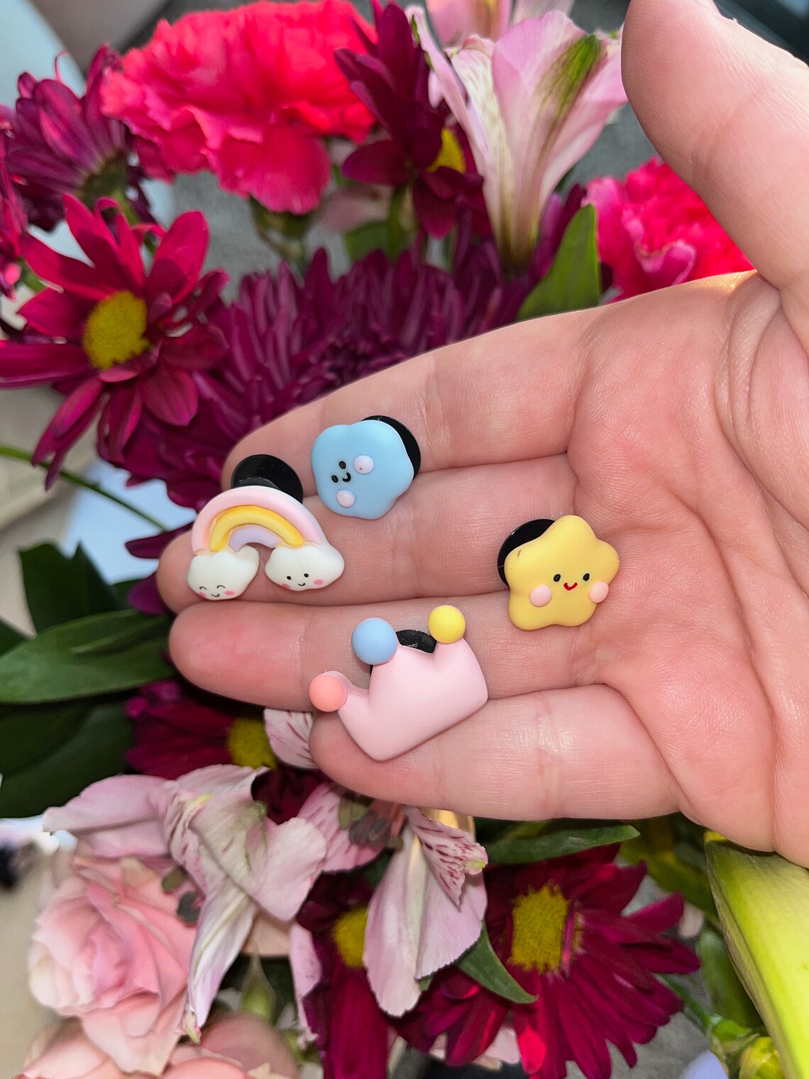 Rainbow Jibbitz Crown Jibbitz Star Jibbitz Cloud Jibbitz Etsy