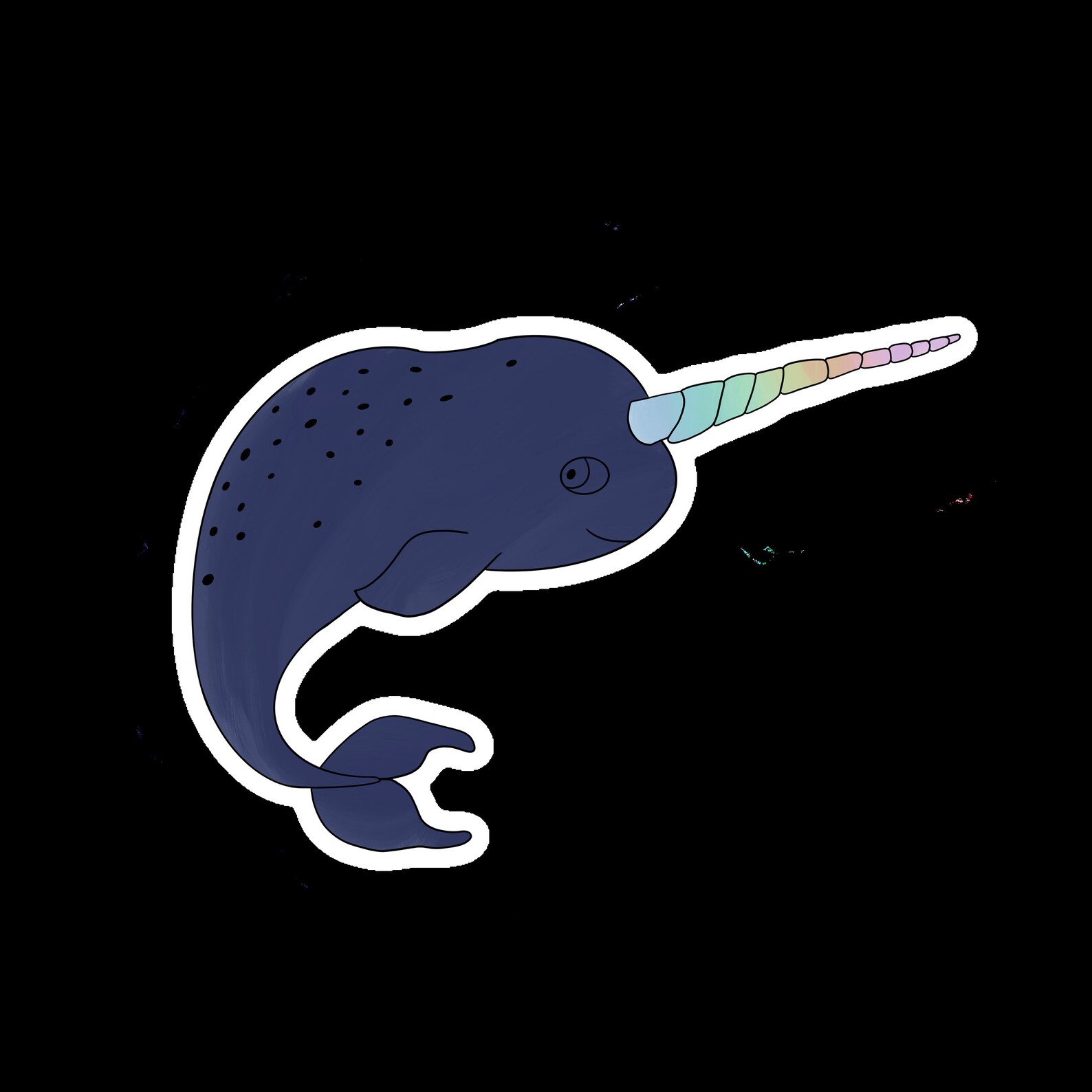 Narwhal Sticker Elf Sticker Sticker Gift Movie Stickers | Etsy