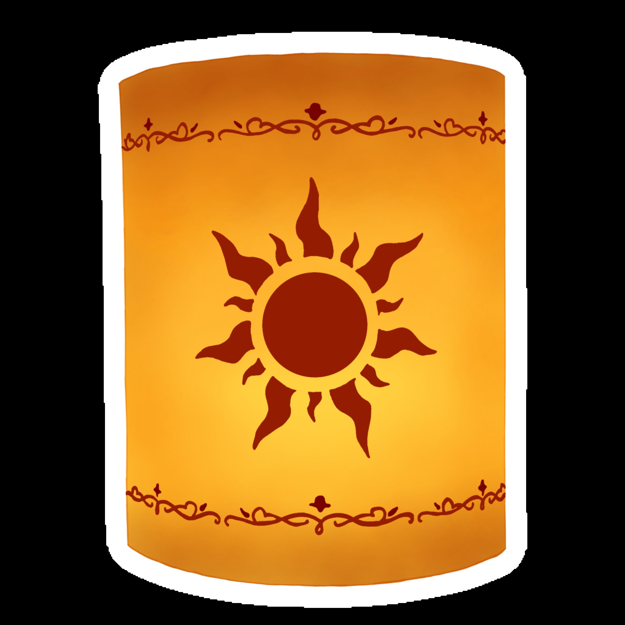 Floating Lantern Sticker Tangled Lantern Sticker Magical Etsy