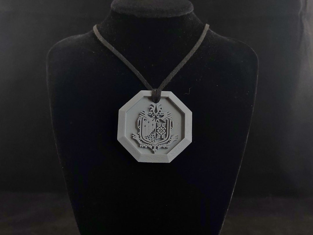 MHW Guild Crest Coin Pendant Unpainted Etsy