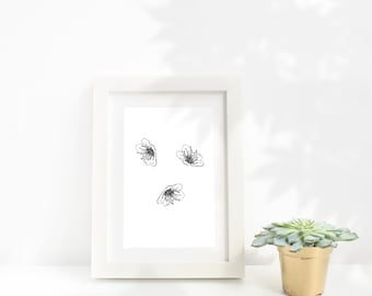 Falling Cherry Blossoms *Limited Edition Giclee Print*