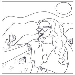 Sharing the Joy of Coloring: Explore Stoner Coloring Page