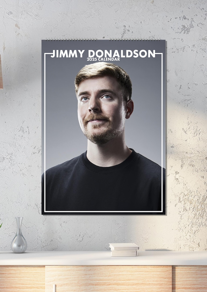 2025 Jimmy Donaldson mr Beast Calendar A3 Size Etsy 2025 Jimmy Donaldson mr Beast Calendar A3 Size Etsy