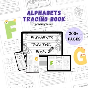 Alphabet Tracing Book: Preschool Kids Workbook (Printable)