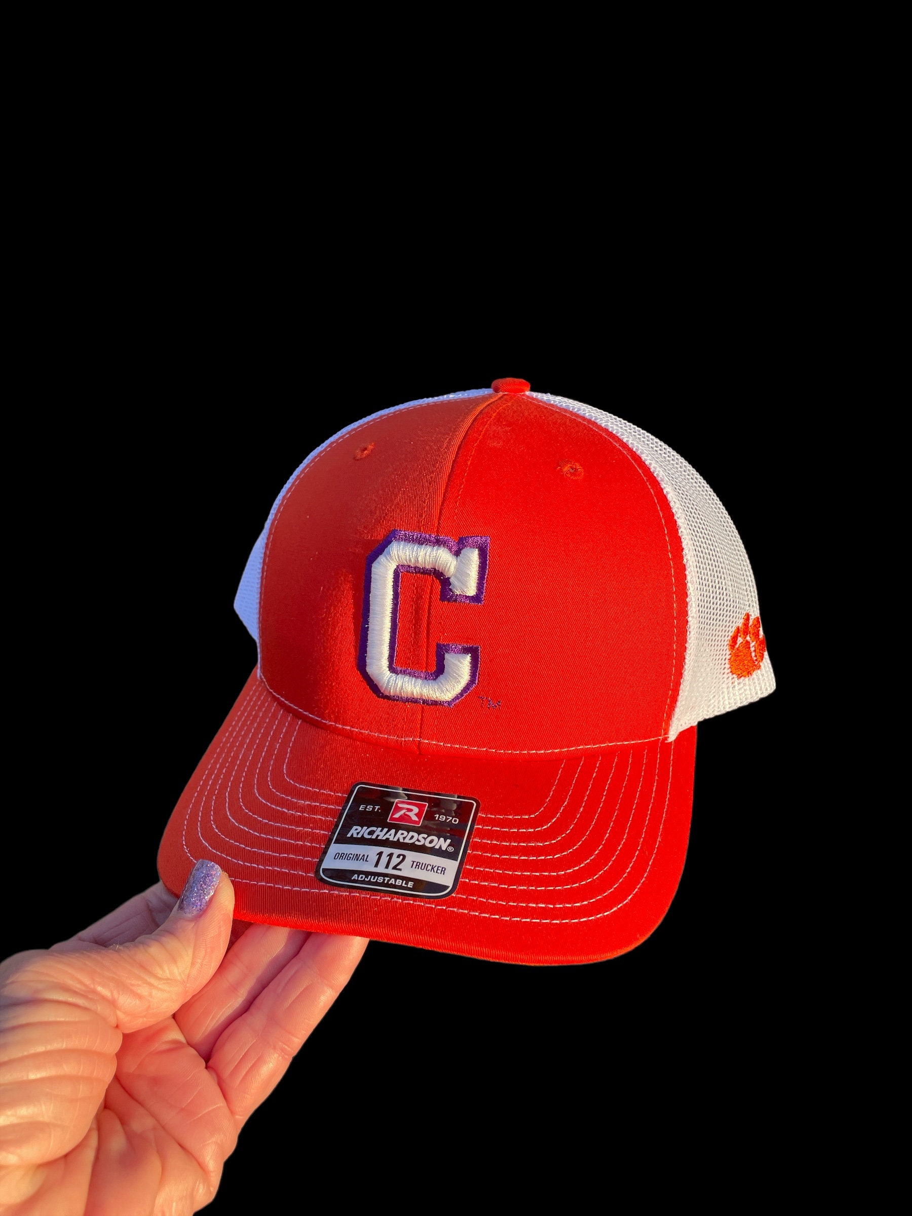 Clemson Danny Ford Block C 3D Puff Hat With Paw - Etsy