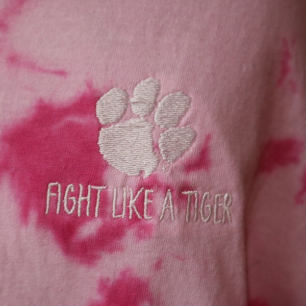 Clemson Fight Like a Tiger Breast Cancer T-shirt