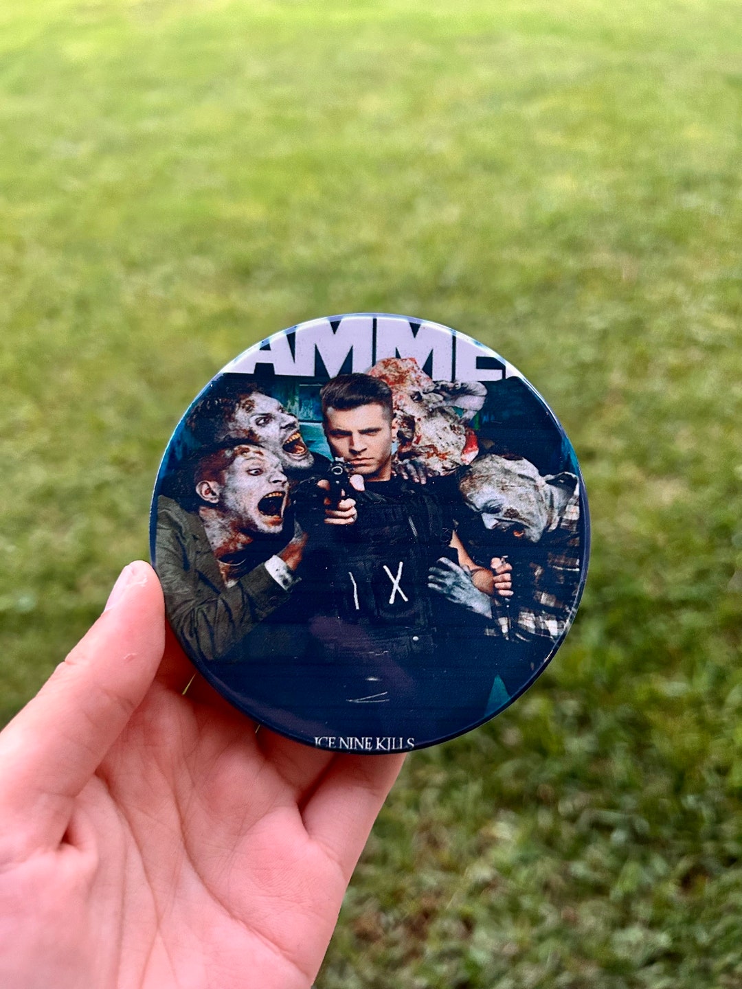 Spooky Themed Sublimation Coasters // Band Coasters // Metal Etsy