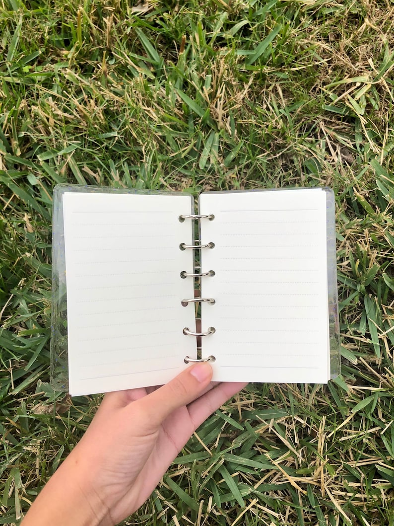 Butterfly and Flowers Handmade Resin Notebook