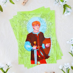 Gran rey Pedro el Magnífico / Impresión de arte tradicional de peter pevensie de las crónicas de narnia, el príncipe caspian