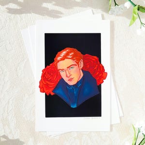Armitage Hux | traditional art print star wars the force awakens general hux