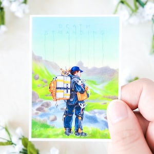 Death Stranding | sam porter bridges from the video game death stranding traditional art sticker