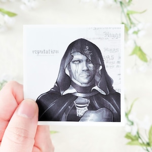 Higgs Monaghan | death stranding game higgs monaghan reputation traditional art sticker