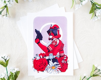 Commander Fox | star wars the clone wars traditional art print