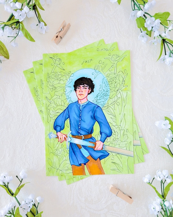 King Edmund the Just | traditional art print of edmund pevensie from the chronicles of narnia prince caspian