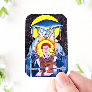 Cal Kestis | star wars jedi fallen order traditional art sticker