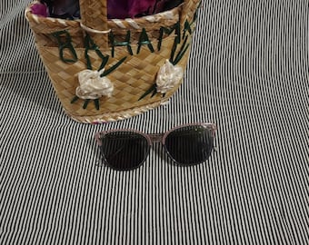 Rayon Challis Crepe Fabric, Fun Summer Black and White Pinstripe Design. Light & Flowy Fabric. 100% Rayon Woven Fabric. Sold by the 1/2 yard