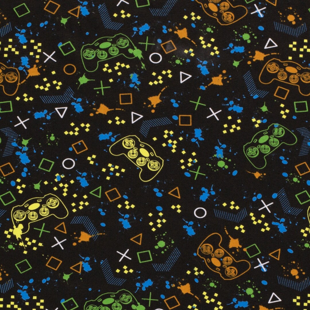 Video Game Controller Fabric, Quality Cotton Spandex European Knit