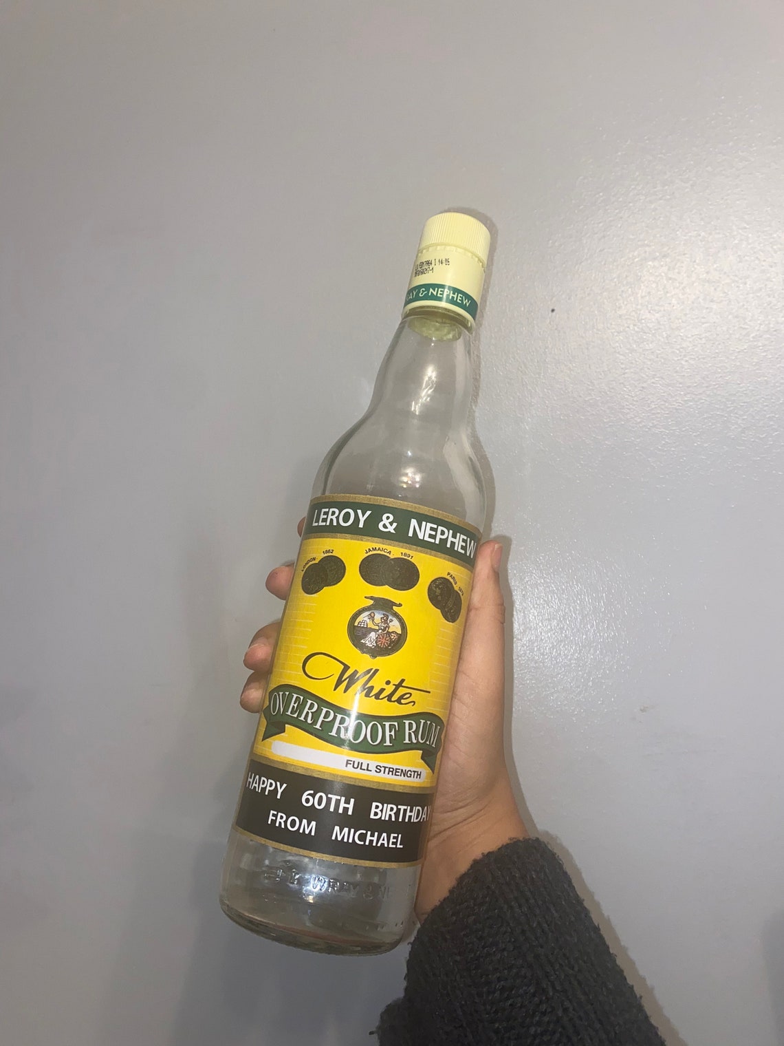 Personalised Wray & Nephew Bottle Label Any Name / Message / Etsy Personalised Wray & Nephew Bottle Label Any Name / Message / Etsy