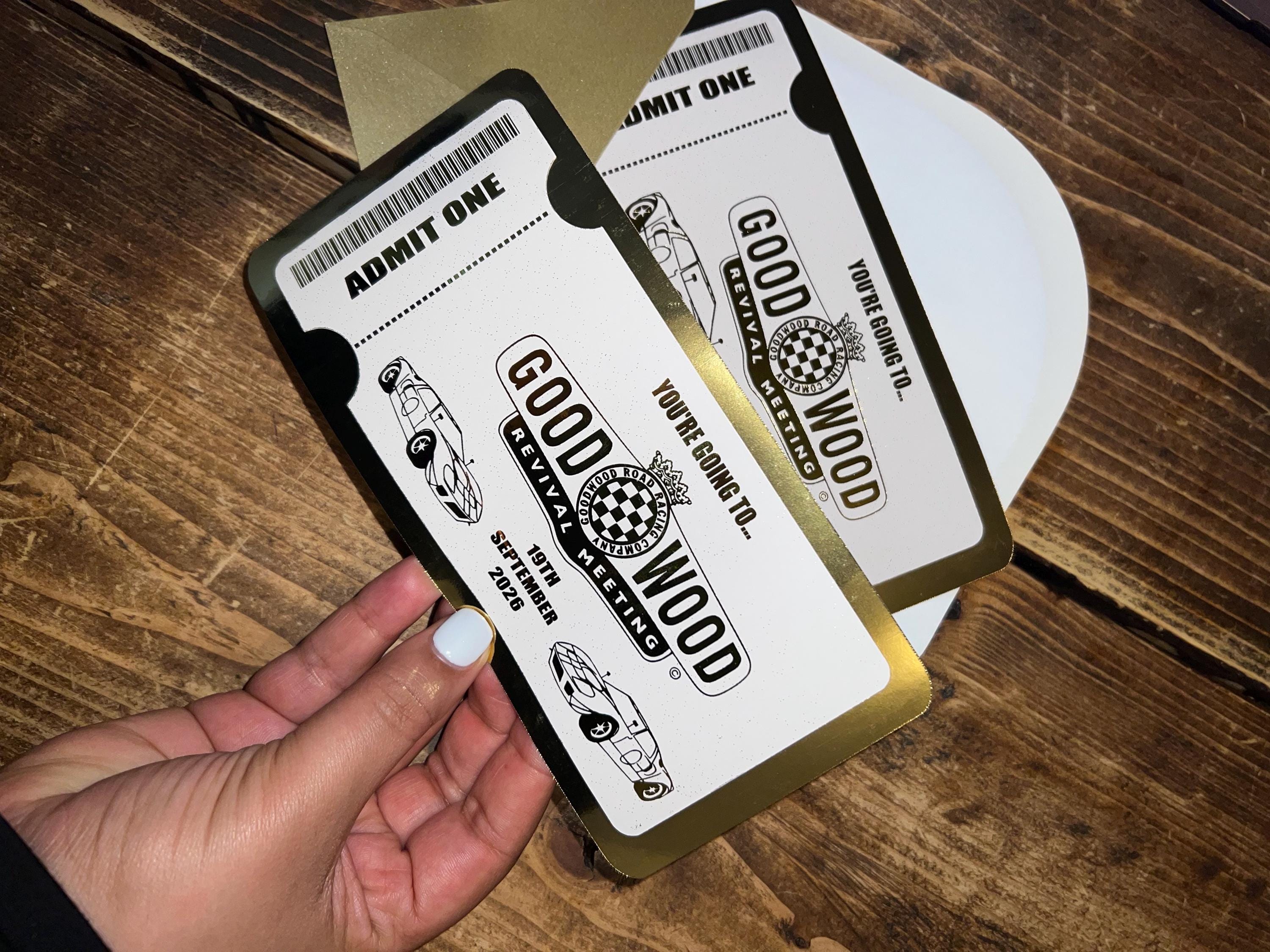 Personalised Goodwood Festival of Speed or Revival Ticket: Shiny