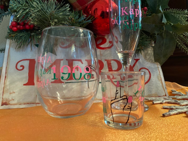 Sorority Glass Sets