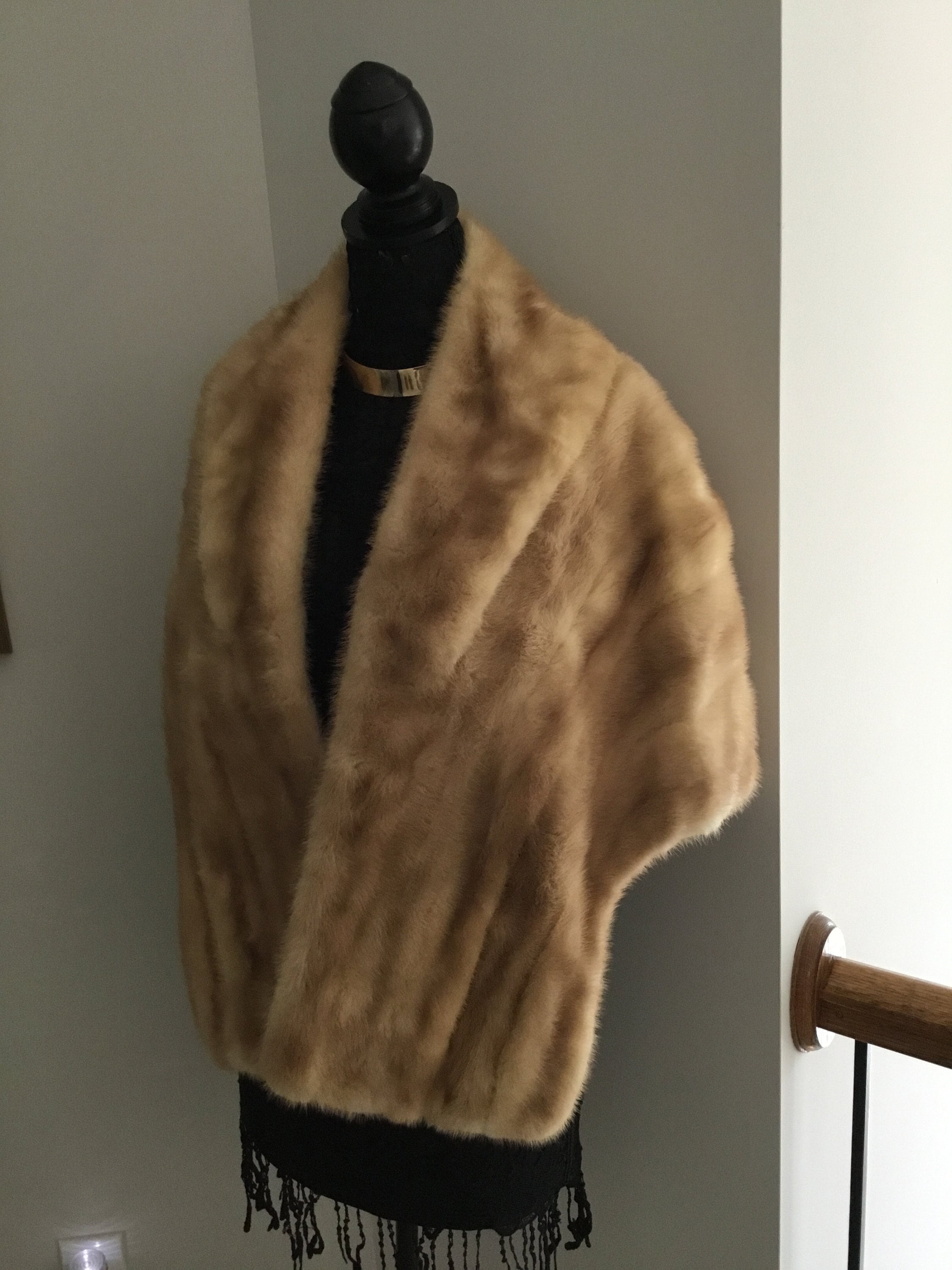 Vintage Mink Stole Etsy