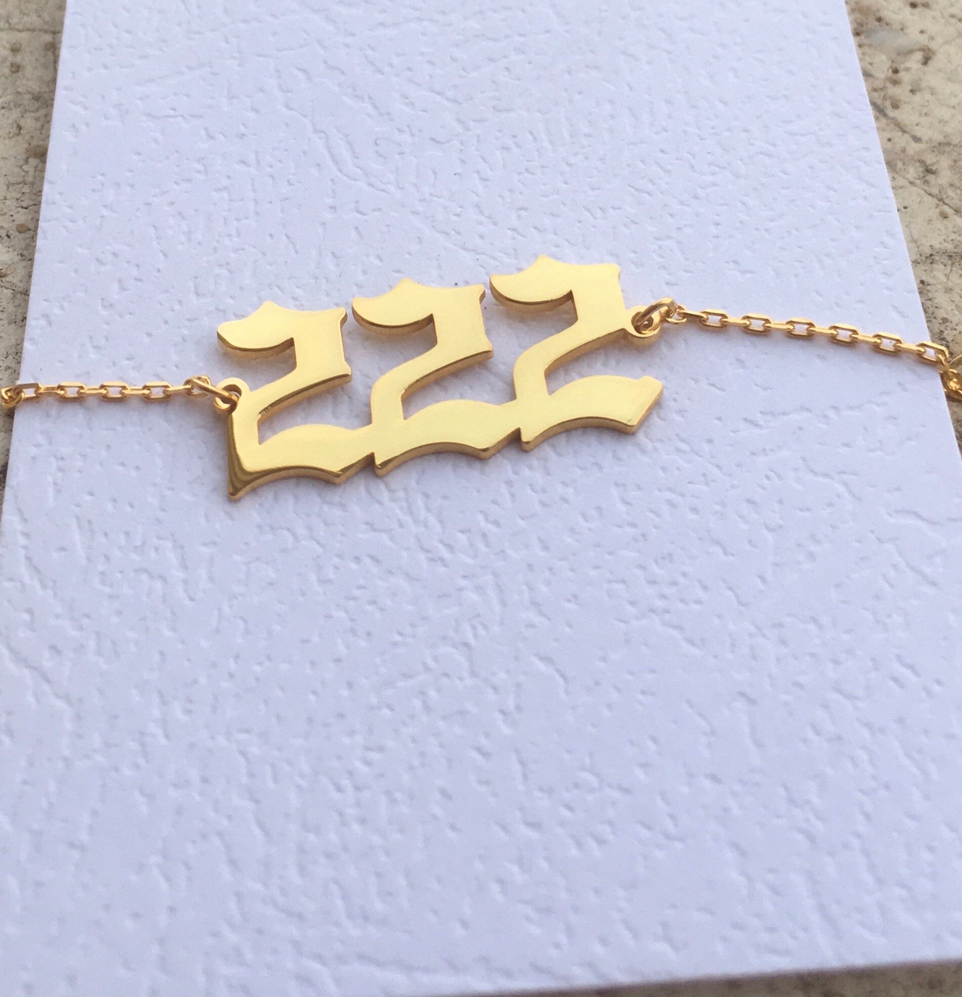 Angel Number Bracelet Custom Number Bracelet 925 Sterling Etsy