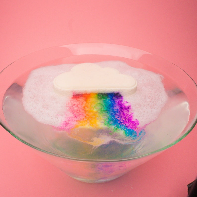 25 Rainbow Bath Bomb Embed Bars Etsy