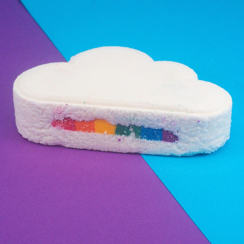25 Rainbow Bath Bomb Embed Bars Etsy