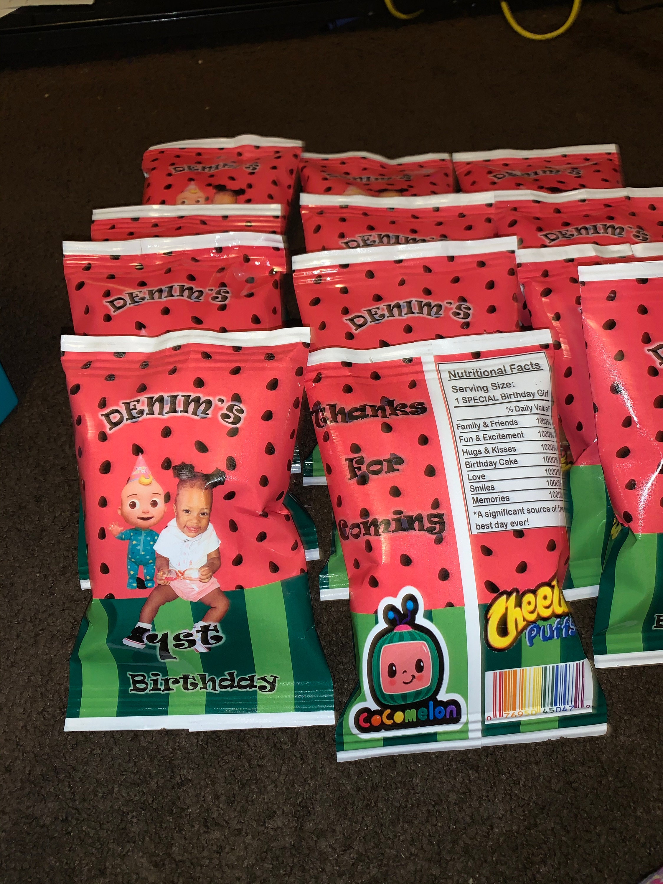 Chip bags any theme for any occasion It includes chips Etsy