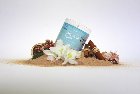 Take me to Tahiti Scented Soy Candle