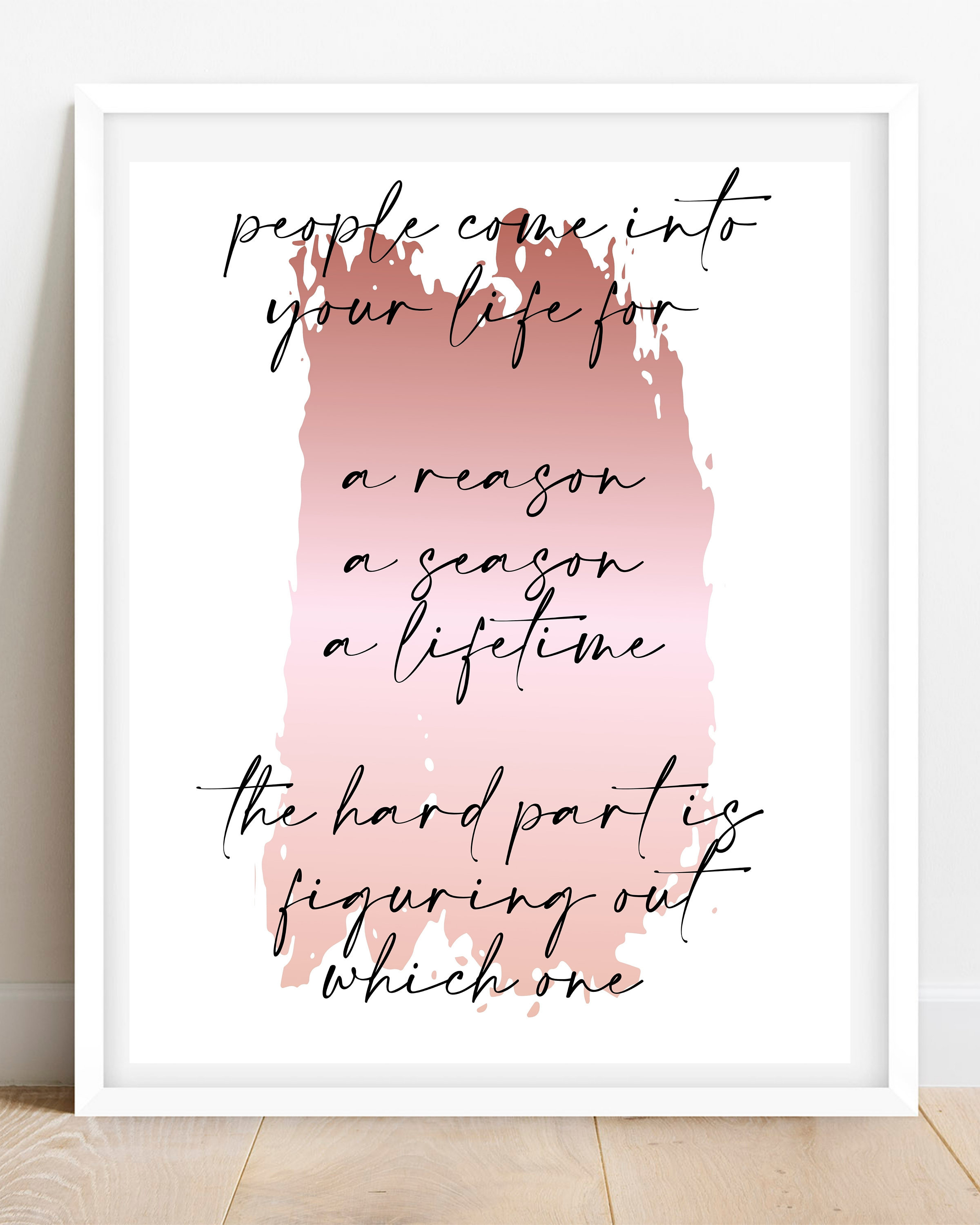 Reason season lifetime digital print inspirational Etsy