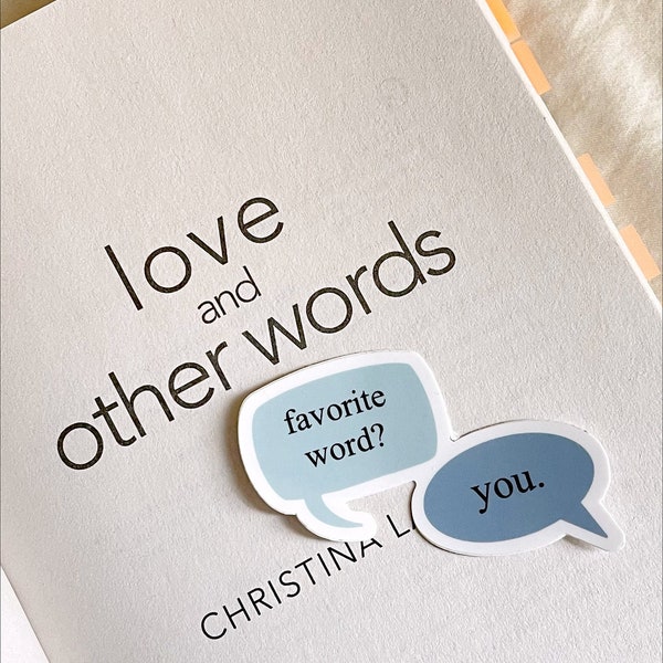 love and other words sticker