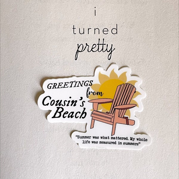 The Summer I Turned Pretty Stickers - Etsy UK