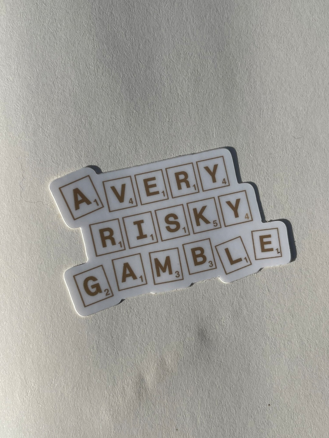 A Very Risky Gamble / the Inheritance Games Sticker - Etsy Hong Kong