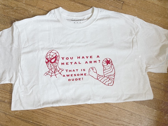 Spider-man and Bucky Barnes Shirt - Etsy