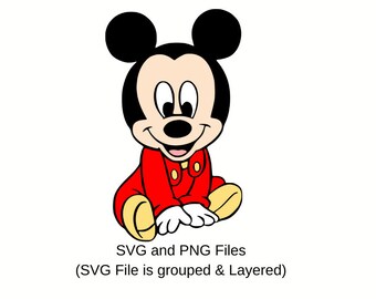 Download Baby Mickey Svg Etsy
