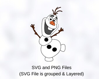 Download Olaf Layered Svg Etsy