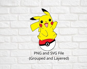 Download Pikachu Svg Etsy