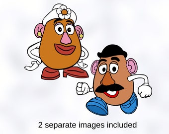 Mr Potato Head Png Etsy